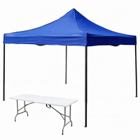 Tenda Outdoor Carpa De Toldo 3x3 2x2 2x3 3x4.5m 3x6 Auvent de Jardin Pliant, Gazebo d'Extérieur Pliable avec Tables de Camping Portables