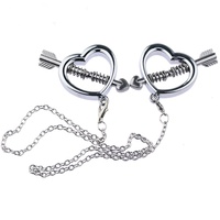 Piercing pour enfant Gaby en acier inoxydable plaqué or, réglable, avec serti griffe, motif cœur, style cadeau de mariage mignon, vente en gros