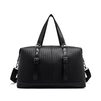 Sac de voyage tissé sur mesure OEM avec grande capacité, compartiment pour ordinateur portable 14 pouces, idéal pour les voyages d'affaires et les week-ends, bagage cabine
