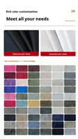Cuir synthétique PU gaufré doux multicolore en microfibre avec base TPE pour chaussures, sacs et rembourrage de meubles