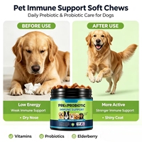 VitaFit Probiotiques Complément Alimentaire pour Animaux – Friandises Tendres pour le Système Immunitaire – Soin Immunitaire et Maintien de la Santé Globale pour Chiens