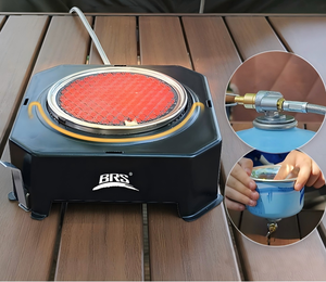 Kamp Bütan Gaz Sobası 2200W Yüksek Güçlü Kızılötesi Kart Taşınabilir Hafif Tek Parça Gaz Brülörü Açık Hava Piknik Yürüyüşü - Product Image 5