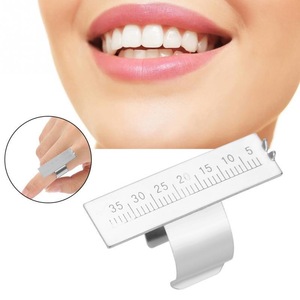 Regla de medición de conductos radiculares de acero inoxidable, calibre de dedo para equipo de terapia dental, herramienta de medición de precisión con escala de 35mm - Product Image 1