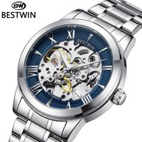 Montre mécanique de luxe pour homme, très vendue, sportive, de haute qualité, lumineuse, étanche, squelette, automatique