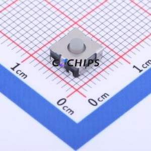 GT-TC063E-H035-L30 Tactile Switch SMD-4P,6.2x6.2mm Switch Single Pole Single Throw Round Button 1.3N Vertical Mount - Product Image 1