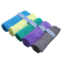 Usine en gros personnalisé microfibre tissu serviette voiture nettoyage chiffon microfibre cuisine séchage torchon