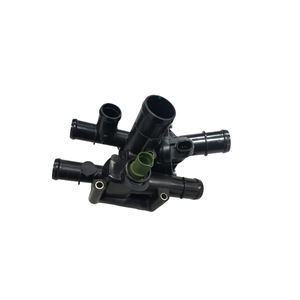 Boîtier de thermostat de liquide de refroidissement/sortie d'eau adapté pour AUDI A3 SKODA <span class=keywords><strong>OCTAVI</strong></span> 06A121111 06A 121 111 - Product Image 4