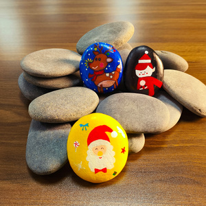 <span class=keywords><strong>Pietre</strong></span> Naturali Dipinte a Mano e <span class=keywords><strong>Pietre</strong></span> Grezze di Varie Dimensioni per Bambini, Materiale Organico Ecologico per Parco, Ciottoli per Arte e Graffiti - Product Image 1