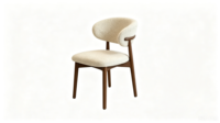 Chaise à cadre épais de style européen pour café