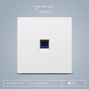 Enchufe Multimedia de Alta Velocidad con Panel Táctil, Enchufe para TV, Interruptor de Pared de Material para PC - Product Image 3