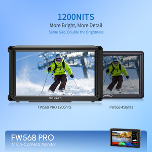 <span class=keywords><strong>FEELWORLD</strong></span> <span class=keywords><strong>FW568</strong></span> Pro กล้อง DSLR 1200nit ขนาด6นิ้วจอภาพ DSLR การออกแบบสมาร์ทคอมแพค4K HDMI 60Hz - Product Image 4