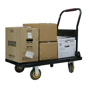 Chariot de transport en fonte, 600kg, en tôle noire, pour la manutention logistique, vente en gros - Product Image 2