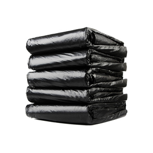 Bolsas de camiseta Bolsas de plástico negras (lisas)-Comestibles, Bolsa de compras, Restaurantes - Product Image 6