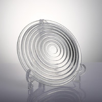 Lentille japonaise solaire de forme ronde, fresque solaire