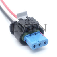 3-2236343-5 Faisceau de câblage de capteur de connecteur automatique TE femelle à 3 broches pour voiture Renault GMC