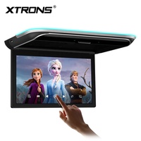 Monitor de Techo para Auto XTRONS de 15.6 Pulgadas, 1920x1080 IPS, Pantalla Táctil Abatible, Android, con Sonido Superior y Entrada HD, Reproducción de Video 4K