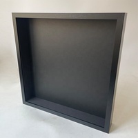 Cadre d'affichage personnalisé en gros pour œuvres d'art 40x40 cm, profondeur 5 cm, cadre en boîte