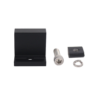 Accessoires solaires en aluminium noir pour système de support de panneaux solaires, vente en gros