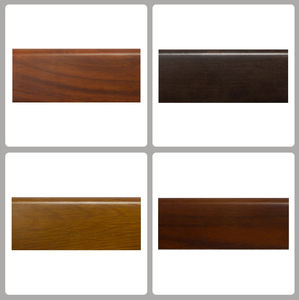 ठोस लकड़ी इनडोर स्कर्ट ईको आधुनिक बेस्टबोर्ड मोल्डिंग 5/8 इंच आसान स्थापना जल प्रतिरोधी कई शैलियों होटल उपयोग - Product Image 2