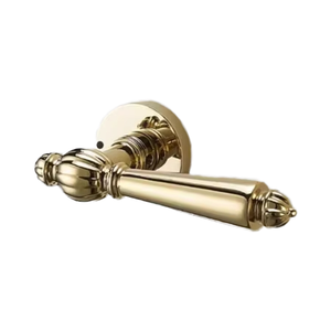 Luxury Hotel Room Interior Modern Aluminum Round Mortise <b>Latch</b> Door Locks Handle Chrome Stainless Steel Privacy Lever - Product Image 4