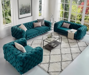 Canapé Chesterfield 3 places en gros d'usine, ensemble de canapés modernes italiens et nordiques pour <span class=keywords><strong>salon</strong></span>, villa, hôtel, canapé personnalisé - Product Image 4