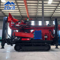 Vente directe du fabricant - Foreuse de puits d'eau mobile entièrement hydraulique sur chenilles diesel, diamètre de forage 90-315m