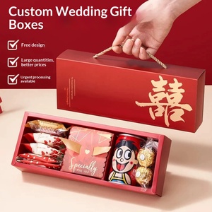 Elegant Gold Foil Wedding Favor <b>Boxes</b> for Bridesmaids, Custom Drawer Style Gift Bags with Sweet Treats - Product Image 3