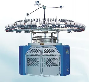 Máquina de tejer circular industrial para hacer camisetas de algodón de Jersey individual de 4 pistas Kingknit con certificación CE