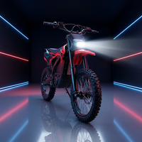 Moto électrique tout-terrain haute puissance 60V 1500W avec pneus 14/17 pouces, vitesse maximale 80 km/h, idéale pour les zones scéniques et événements