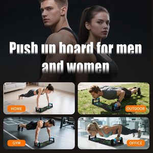 2025 Ensemble de planches de pompes multifonctionnelles portables en plastique, équipement de fitness pliable pour l'entraînement de la poitrine, de l'abdomen, des bras et du dos - Product Image 5