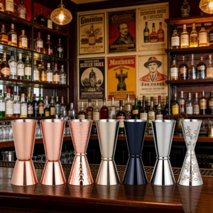 Jigger in Acciaio Inossidabile Resistente con Marcatura Interna, Strumento di Misurazione per Barman, per <span class=keywords><strong>Bar</strong></span> e Ristoranti - Product Image 3