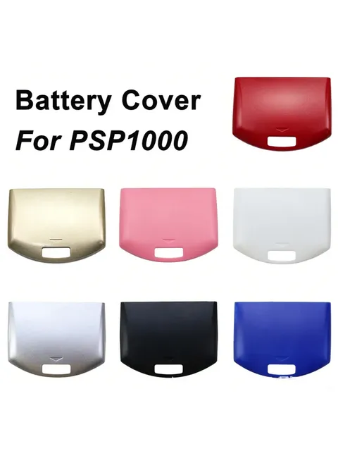Battery Back Cover Replacement Housing Shell Case for PSP 1000 Console Repair Spare Parts Multiple Colors