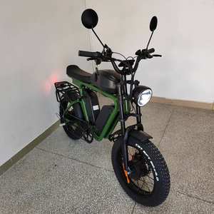 Vélo électrique à double moteur 2000W, <span class=keywords><strong>triple</strong></span> batterie 52V, 70Ah, suspension complète, frein hydraulique, pneu à longue portée, cadre en aluminium - Product Image 2