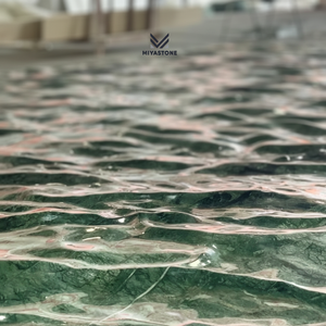 Mármol Natural de Alta Calidad con Diseño de Onda de Agua, Piedra Elegante para Encimeras, Mesas y Diseños Decorativos de Paredes y Pisos - Product Image 1