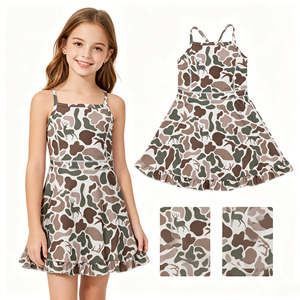Conjunto de Ropa de Verano para Niñas con Volantes y Flores, Conjuntos para Niños al por Mayor, Ropa de Moda para Bebés, Ropa de Hermanas de Fábrica - Product Image 5