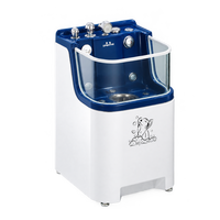 Équipement de lavage pour animaux de compagnie Dpbathe, construction en acrylique transparent pour une surveillance facile