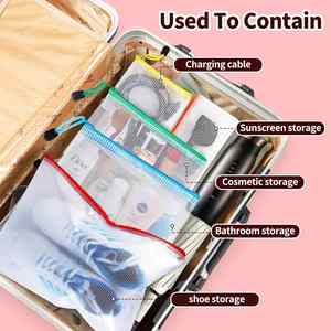 Bolsa Organizadora de Documentos Personalizada, Bolsa Transparente con Cierre de Malla, Carpeta de Archivos de Plástico para Útiles Escolares y de Oficina, Bolsas de Archivos de PVC A5 - Product Image 5