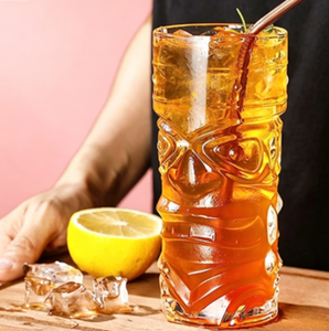 Verres à <span class=keywords><strong>cocktail</strong></span> multi-usages élégants en verre épais transparent, style Tiki tropical - Product Image 4