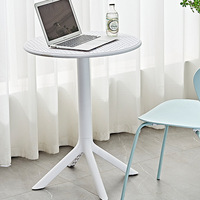 Table d'appoint extérieure en plastique recyclé moderne et durable pour cour et zones de repas (vente en gros)