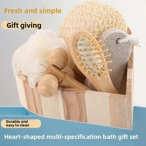 Set de Baño Vegano que Incluye Herramientas para Lavar y Limpiar el Cuerpo, Viene en Caja de Regalo - Product Image 3