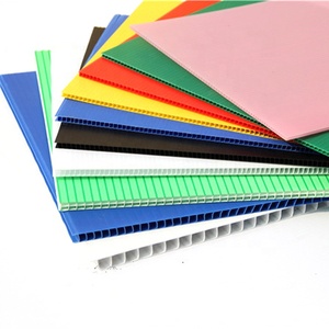 Factory Supply 1220x2440mm Polypropylene Hollow Board Pp Corrugated Plastic Sheet For Printing