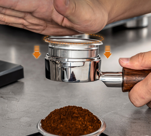 Tazón de café en polvo semiautomático italiano de acero inoxidable 51/54/58 polvo de pantalla de filtro de café de un solo tiro y <span class=keywords><strong>doble</strong></span> - Product Image 5