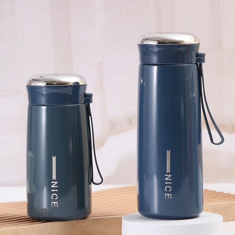 Bleu profond - 370 ml en acier inoxydable