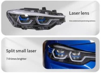 Pour BMW Série 3/4 M3 M4 F35 F32 F80 F82 F36, Phare Laser Modifié OSS 2013-2020, Phare LED Personnalisé Original F30