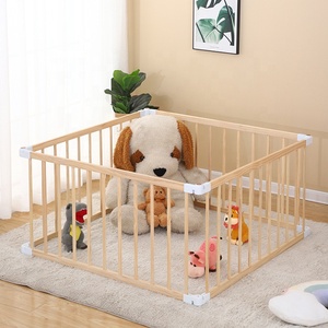 <span class=keywords><strong>Corral</strong></span> de <span class=keywords><strong>Madera</strong></span> Moderno para Bebés, Centro de Juegos Seguro para Niños Pequeños, Equipamiento para Guardería - Product Image 3