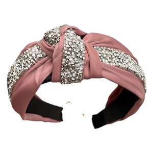 إكسسوارات الشعر الأزياء الفاخرة الباروك النساء بلينغ الراين حزب الملونة رباطات - Product Image 5