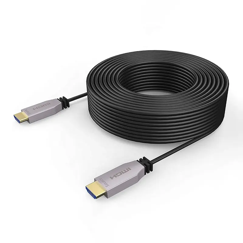 Xput 10M 20M 30M 50M 100M 150M 200M 300M 긴 18Gbps 고속 액티브 AOC 광섬유 4K HDMI 이더넷 케이블 케이블