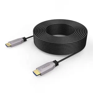 Xput 10M 20M 30M 50M 100M 150M 200M 300M Long 18Gbps High Speed Active AOC Fiber Optic 4K HDMI To HDMI Cable Kabel With Ethernet