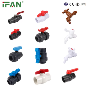 IFAN yüksek kalite 1/2 inç CPVC Upvc küresel vana parçaları PN16 <span class=keywords><strong>PVC</strong></span> küresel vana manuel güç özelleştirilebilir OEM su için destek - Product Image 2