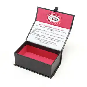 Valentinstag Geschenkverpackung-Sets Seife-Rose-Blumentüten starre magnetische Geschenkbox Verpackung